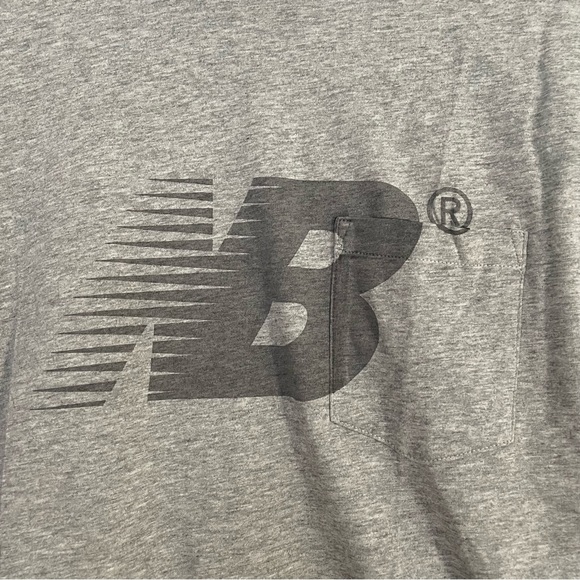 NWT New Balance x Engineered Cross Crew Neck Tee - Grey - Picture 8 of 11